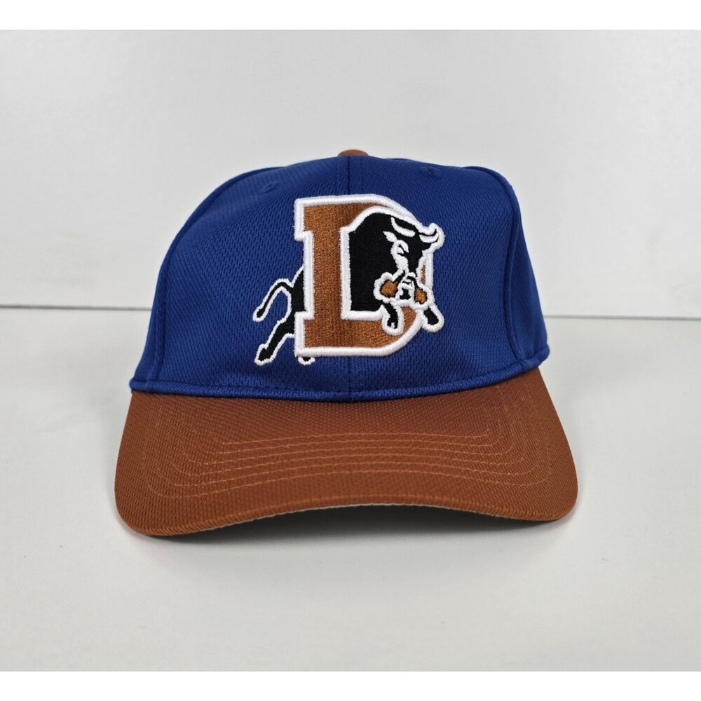 Durham Bulls Hat Baseball Cap Minor League Royal Blue/Orange Adjustable Hat